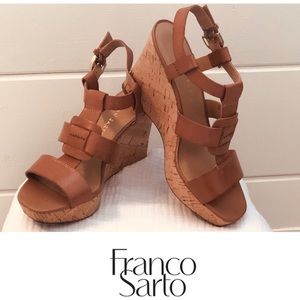 Franco Sarto Cork Wedges